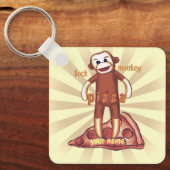 ソックモンキーピザ キーホルダー (正面)