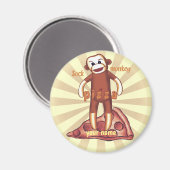 ソックモンキーピザ マグネット (正面/裏面)