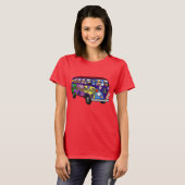 ソックモンキーピースバス Tシャツ (正面フル)