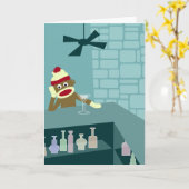 ソックモンキーマルティーニバー カード (黄色い花)