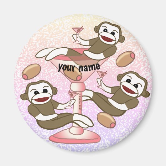 ソックモンキーマルティーニ マグネット (正面)