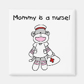 ソックモンキーモミーナースTシャツとギフト マグネット (正面)