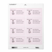 ソックモンキーモミーナースTシャツとギフト ラベル (フルシート)