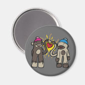 ソックモンキーラブロッカー磁石オフィスマグネット マグネット (正面/裏面)