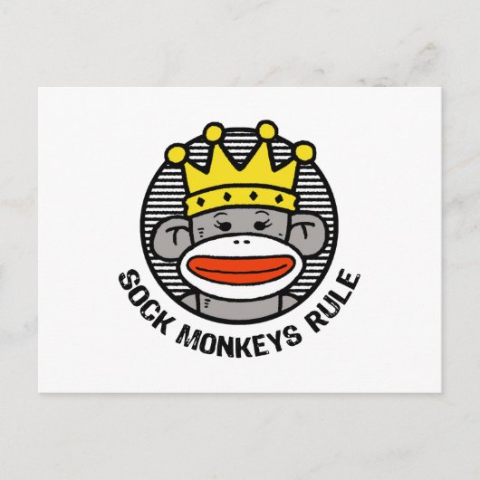 ソックモンキールール ポストカード (正面)