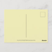 ソックモンキーレッドBIKINI、ビーチ漫画おもしろい ポストカード (裏面)