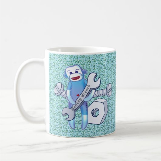 ソックモンキーレンチメカニックマグ コーヒーマグカップ (左)