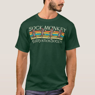 ソックモンキー保存協会レトロヴィンテージStr Tシャツ