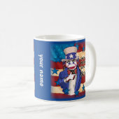 ソックモンキー投票マグカップ コーヒーマグカップ (正面右)