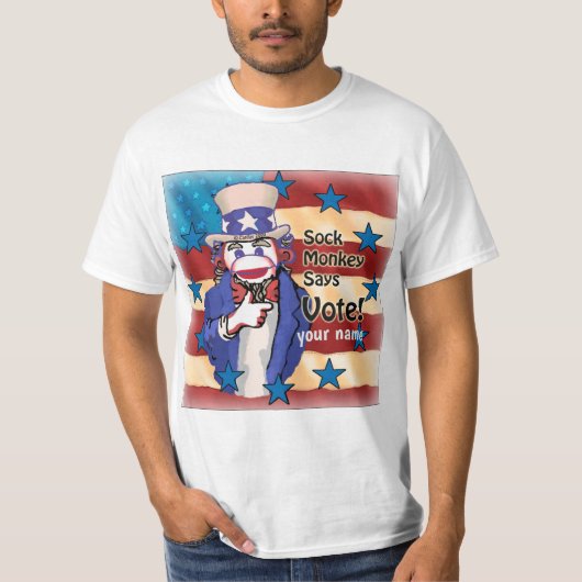 ソックモンキー投票 Tシャツ (正面)
