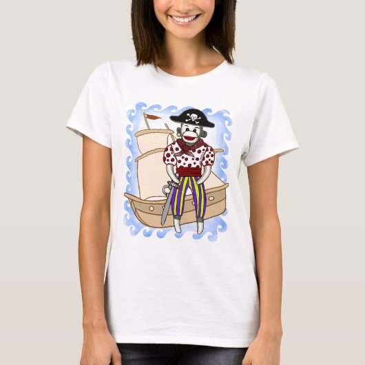 ソックモンキー海賊Tシャツ Tシャツ (正面)