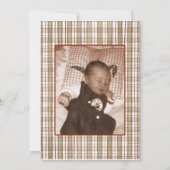 ソックモンキー男の子誕生発表 案内状 (裏面)