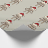 ソックモンキー誕生日 ラッピングペーパー (角)