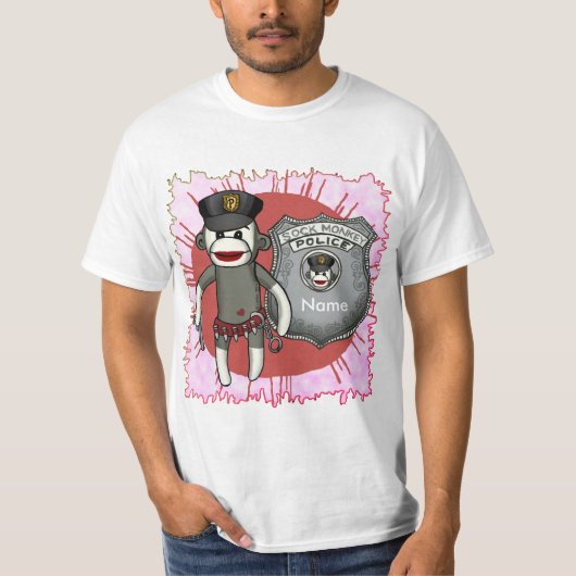 ソックモンキー警察のTシャツ Tシャツ (正面)