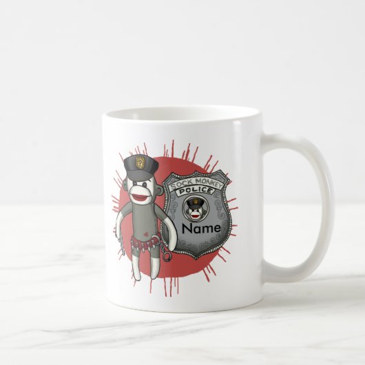 ソックモンキー警察 コーヒーマグカップ (右)