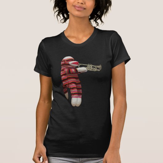 ソックモンキー遊のトランペット2 Tシャツ (正面)