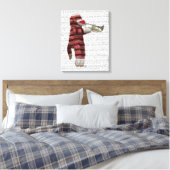 ソックモンキー遊のトランペット キャンバスプリント (インサイチュ (寝室))