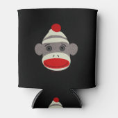 ソックモンキー顔 缶クーラー (正面)