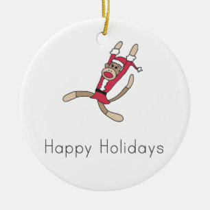 ソックモンキー クリスマス ツリー オーナメント