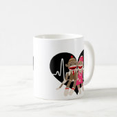 ソックモンキー コーヒーマグカップ (正面右)