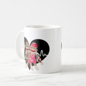 ソックモンキー コーヒーマグカップ (正面左)