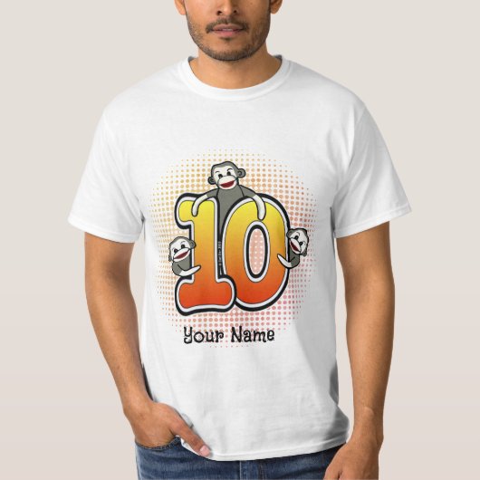 ソックモンキー ナンバー10 Tシャツ (正面)