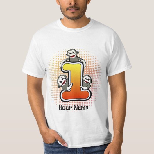 ソックモンキー ナンバー1 Tシャツ (正面)