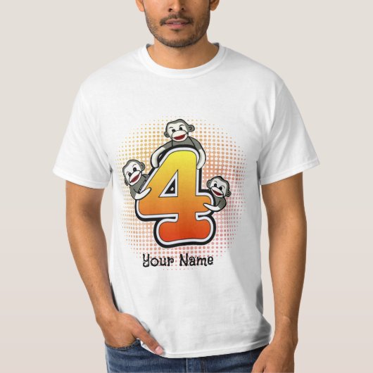 ソックモンキー ナンバー4 Tシャツ (正面)