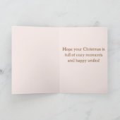 ソックモンキー - ネイティブアメリカンのクリスマスカード 招待状 (内部)