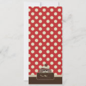 ソックモンキー ベビーシャワー招待状 招待状 (裏面)