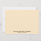 ソックモンキー ベビーシャワー 招待状 (裏面)