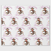 ソックモンキー ラッピングペーパー (フラット)