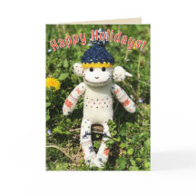 ソックモンキー – 北欧クリスマスカード