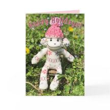 ソックモンキー – 北欧クリスマスカード