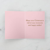 ソックモンキー – 北欧クリスマスカード 招待状 (内部)