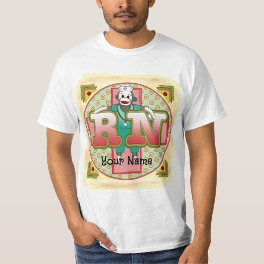 ソックモンキー RN看護師 Tシャツ (正面)