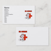 ソックモンキーERナースTシャツ&ギフト 名刺 (正面/裏面)