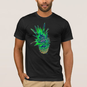ソテツ類のパイナップルプリントのワイシャツ Tシャツ