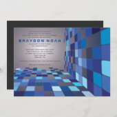 ソデジタルバーバルミツワー招待状 招待状 (正面/裏面)