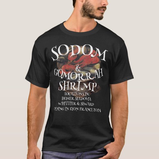 ソドムとゴモラの海老のアルゼンチン料理 hg tシャツ (正面)