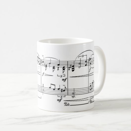 ソナタ何か コーヒーマグカップ (正面右)