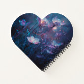 ソナタ – クリスタルポップ・アートの – スパイラルハートノートブック ノートブック (裏面)