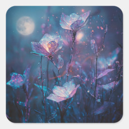 ソナタ – クリスタルポップ・アートの – 四角ステッカー スクエアシール