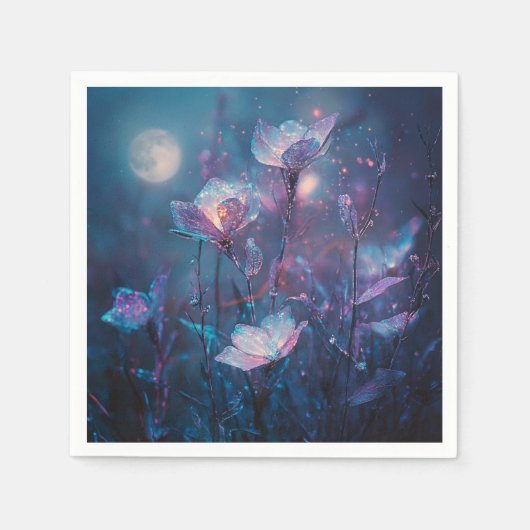 ソナタ – クリスタルポップ・アートの-紙ナプキンス スタンダードカクテルナプキン (正面)