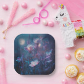 ソナタ – クリスタルポップ・アートの-紙プレート ペーパープレート (パーティー)