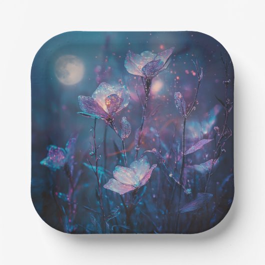 ソナタ – クリスタルポップ・アートの-紙プレート ペーパープレート (正面)