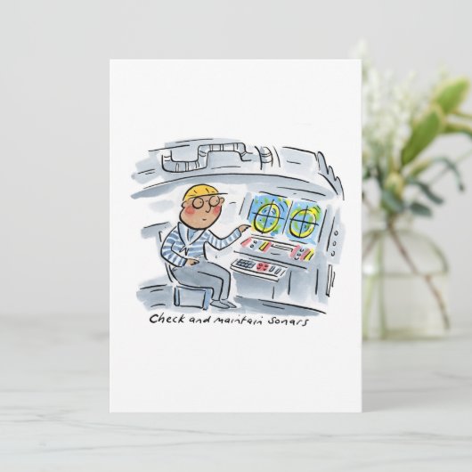 ソナーの確認と管理 招待状 (スタンド正面)