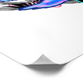 「ソニックサイケデリック・サイクロン」(超現実的なギター・アート) ポスター (角)