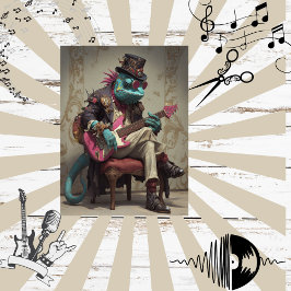 ソニックスワガー1男バンドのデコップリザードザ 薄葉紙