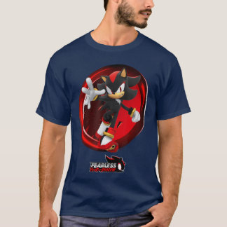 ソニックヘッジホッグ 無畏の影の年のランニング Tシャツ
